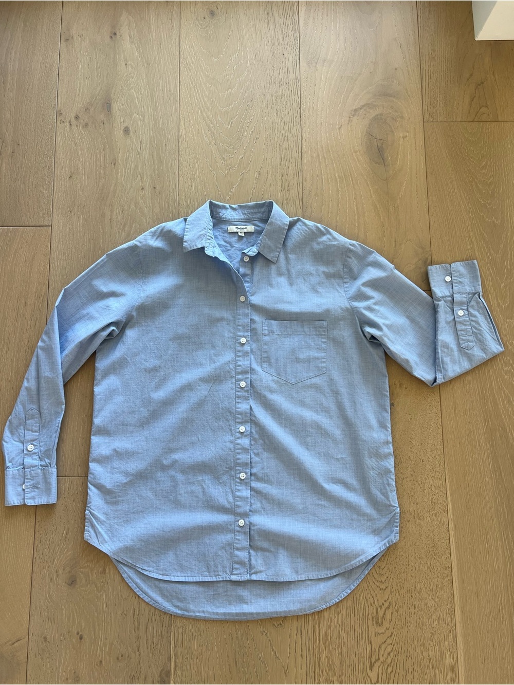 Madewell light blue women’s  Button-Down Shirt Size XS